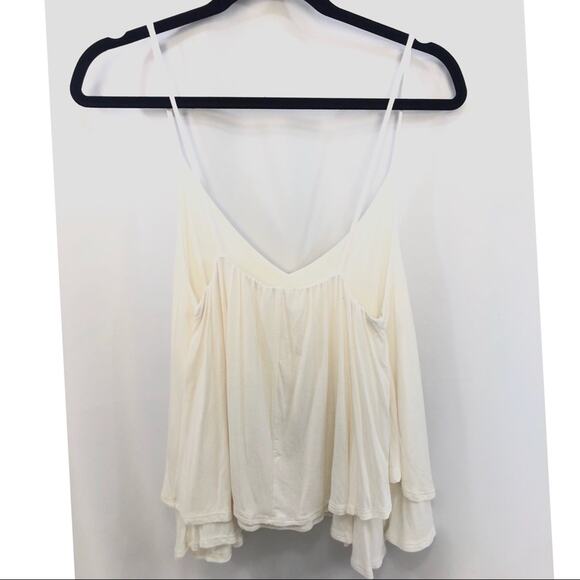0102 NEW White Cami Spaghetti Strap Top - Picture 7 of 8